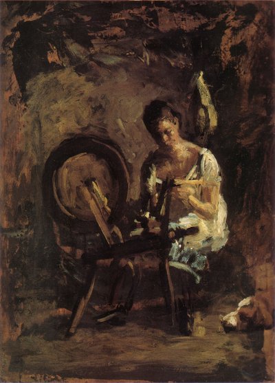 Boceto para hilado de Thomas Eakins